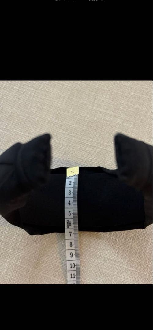 フォクシー　FOXEY ブラック　シルク　幅広　ワイド　カチューシャ