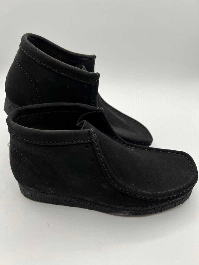 【クラークスClarksワラビーブーツ25.5cm】オリジナルズ　ブラック