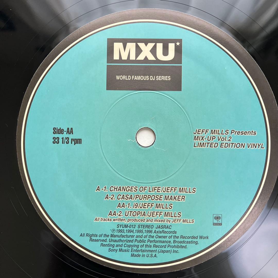 Jeff Mills/ Mix-Up Vol.2 12\" 1996年