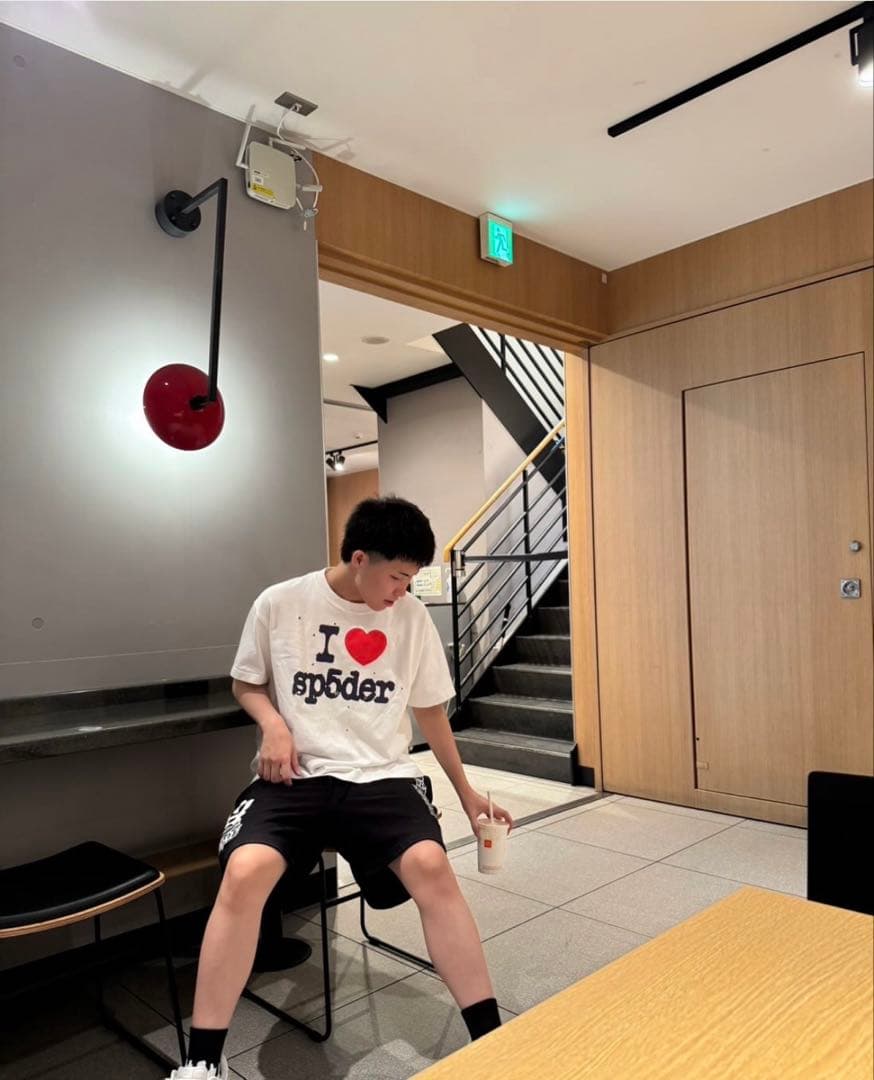 正規品　I LOVE SPIDER Tシャツ S リアルくん着用
