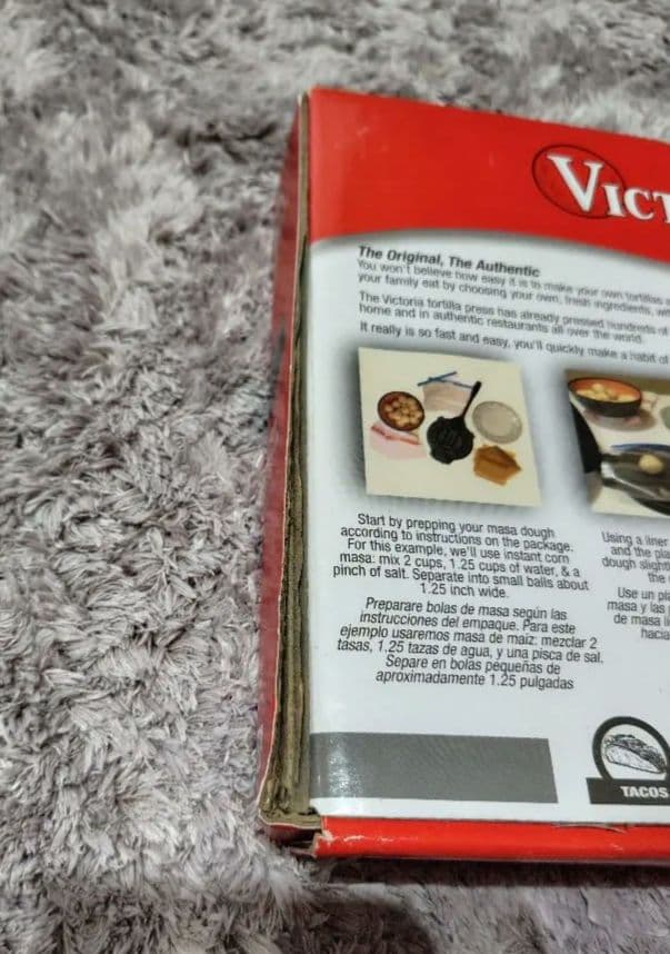 新品未開封　Victoria 6.5インチ トルティーヤプレス