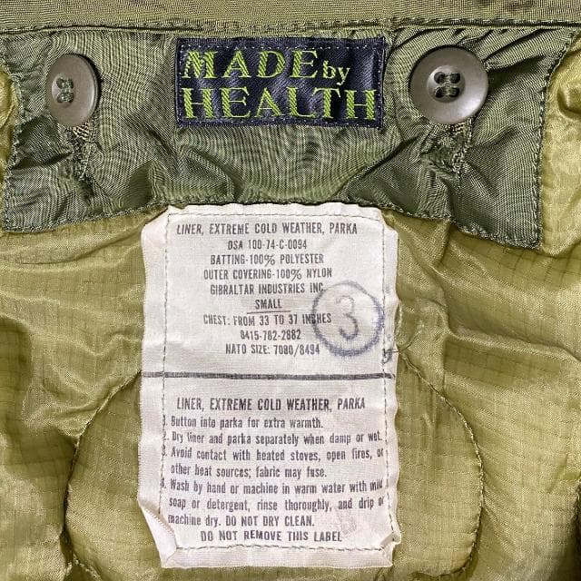 MADE by HEALTH ヴィンテージ 実物 M-65 モッズコート