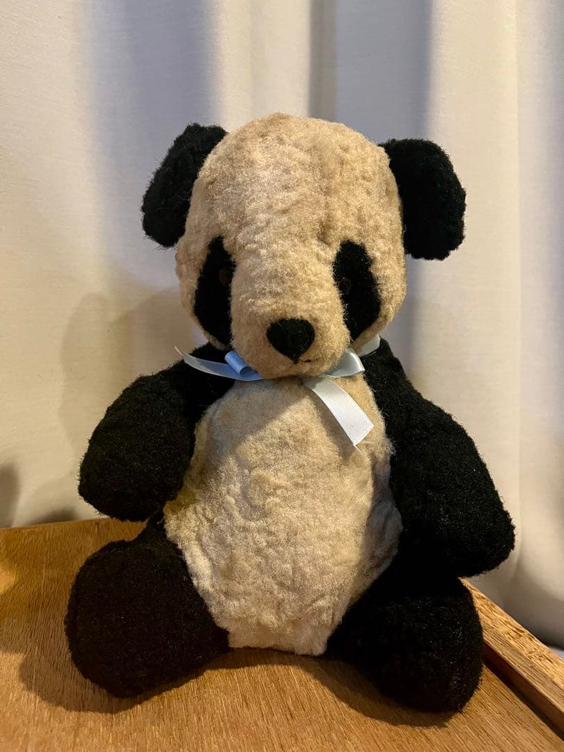 お値下げヴィンテージパンダちゃん　ビンテージ　アンティーク　テディベア