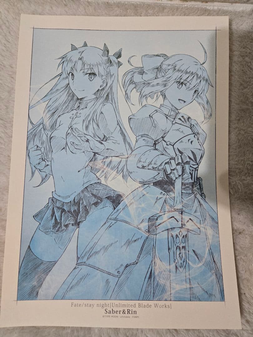 Fate/stay night [UBW]c88キャラクター原画集セイバー&凛