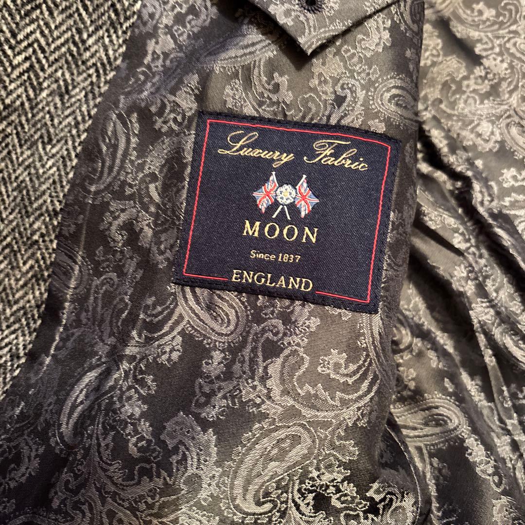 Selflex ヘリンボーン テーラードジャケット グレー系MOON