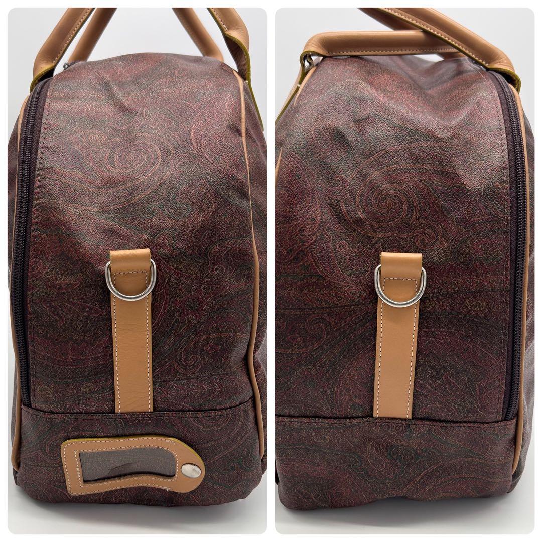 A57 【美品】【大容量】ETRO ボストンバッグ ペイズリー柄 ユニセックス