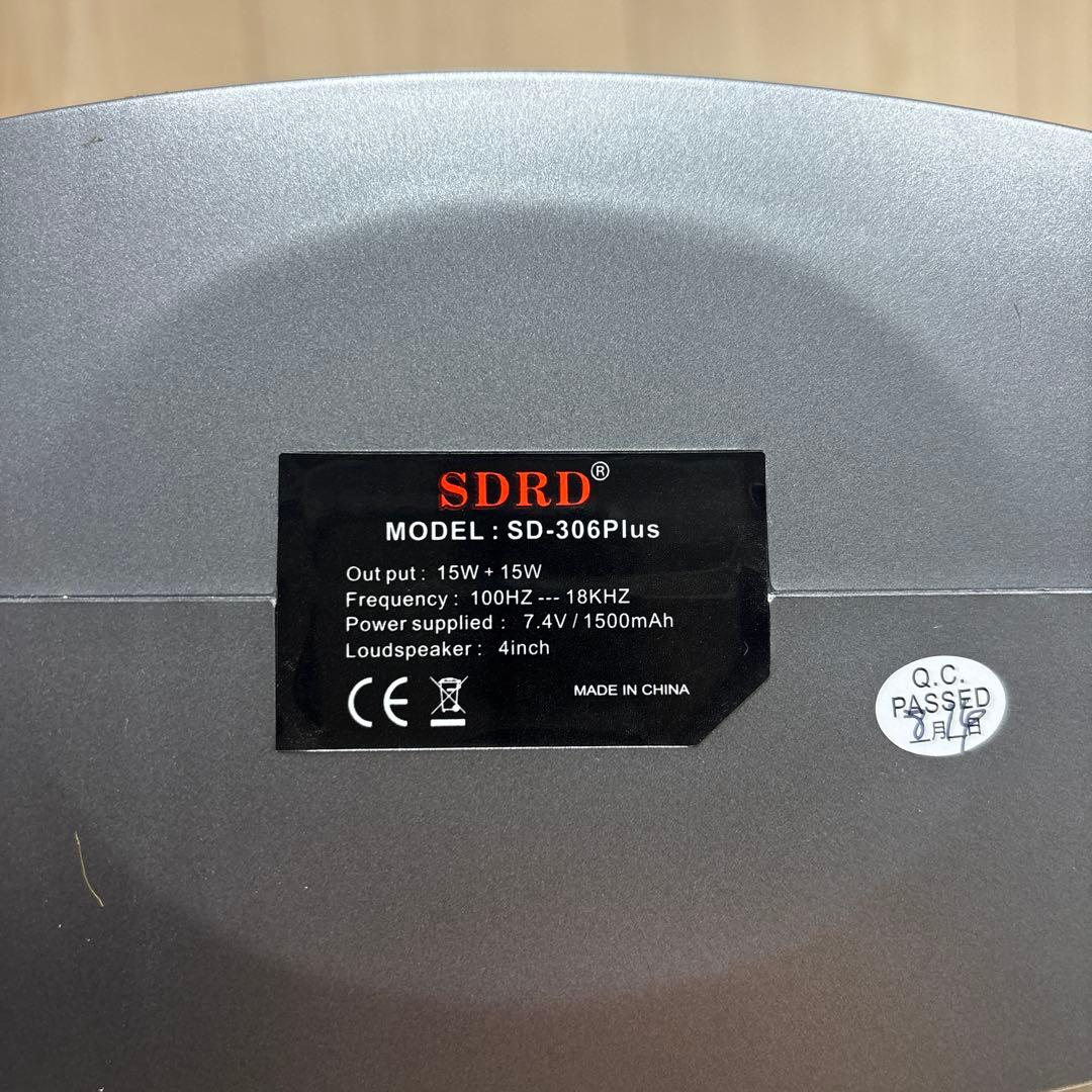 D230 SDRD ホームカラオケ SD-306Plus ワイヤレス 家庭用