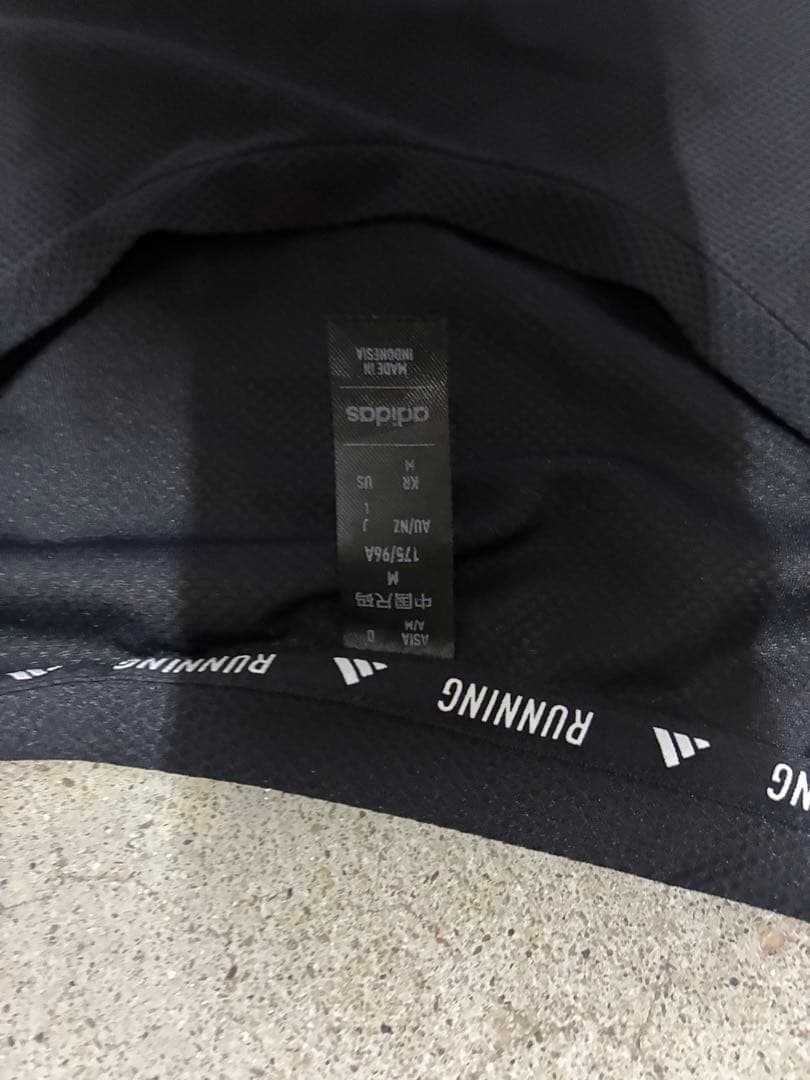 adidas ADIZERO ジャージ上下セット 黒/白