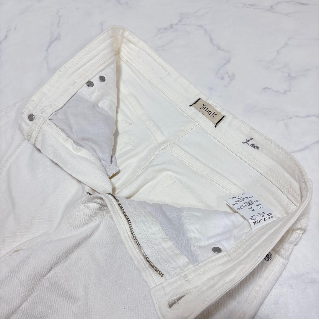美品YANUK LEA BOYS STRAIGHT WHS デニムパンツ 26