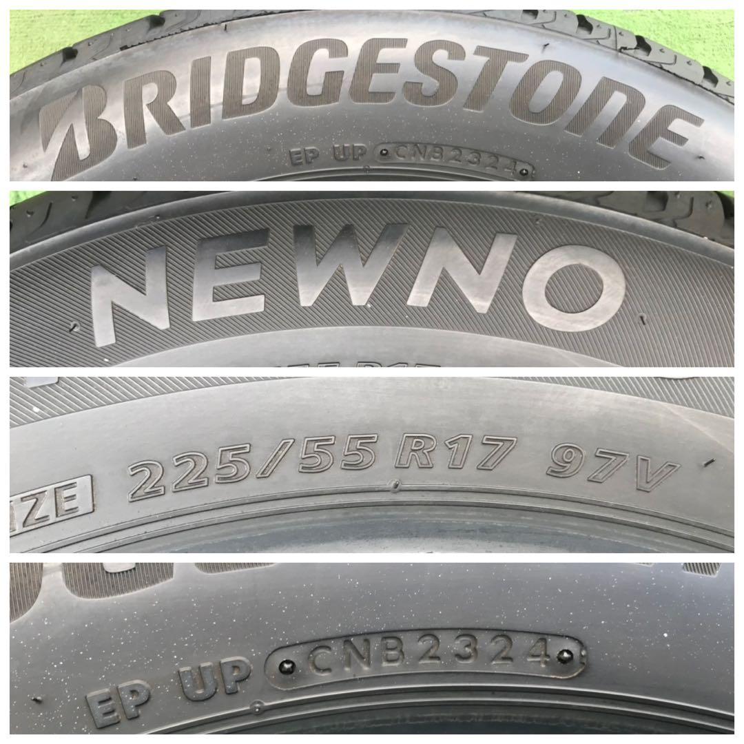 225/55 R17 BRIDGESTONE NEWNOラジアルタイヤ