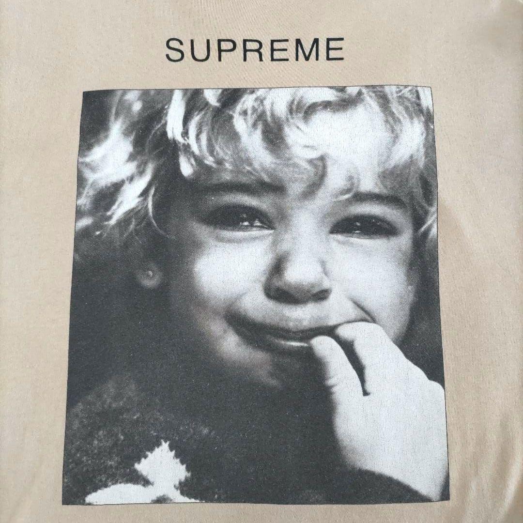 【シュプリーム】クライベイビー プリントTシャツ ベージュ L
