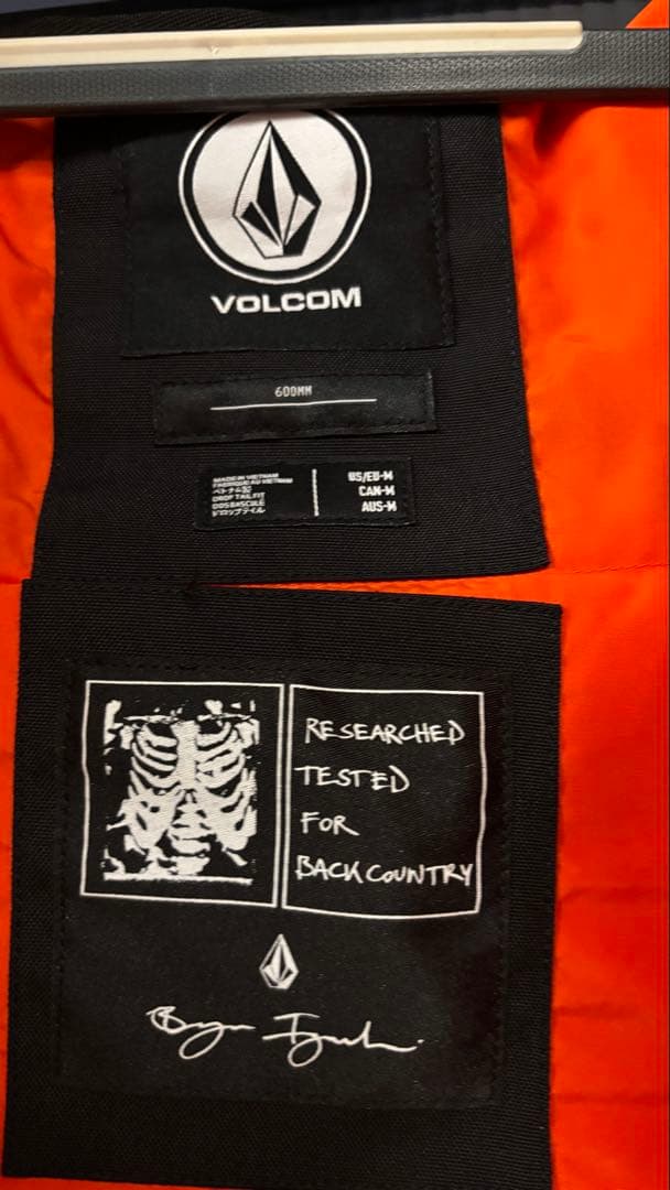 VOLCOM GORE-TEX バックカントリー用ウェア Mサイズ