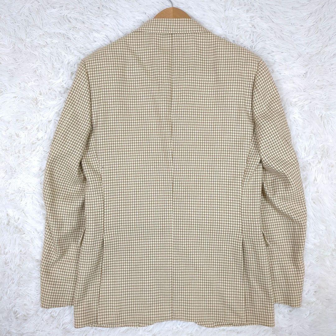 【新品 タグ付き】ジェイプレス　三者混　テーラードジャケット　千鳥格子　シングル