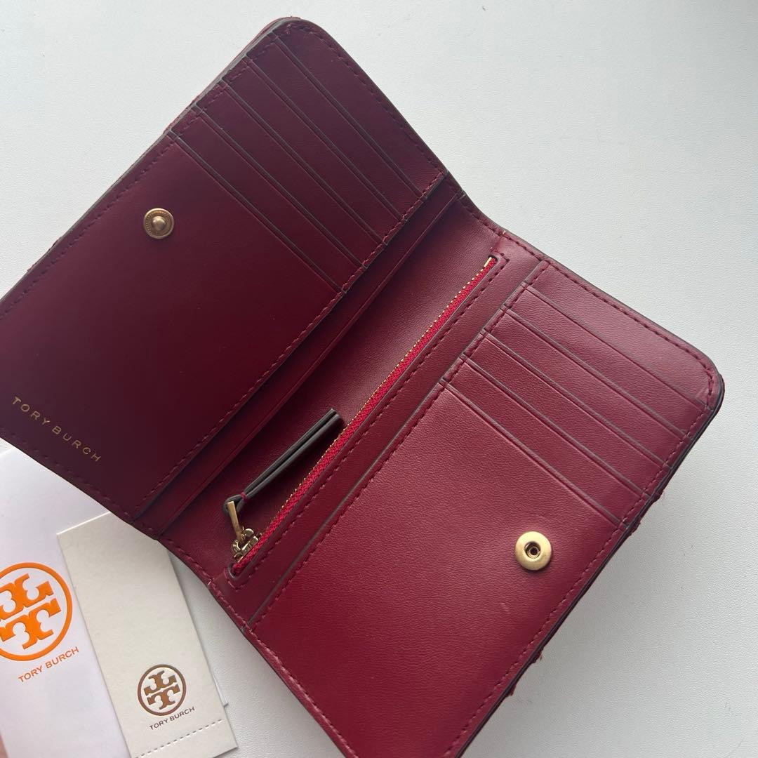 190 極上美品 TORYBURCH トリーバーチ 2つ折り財布