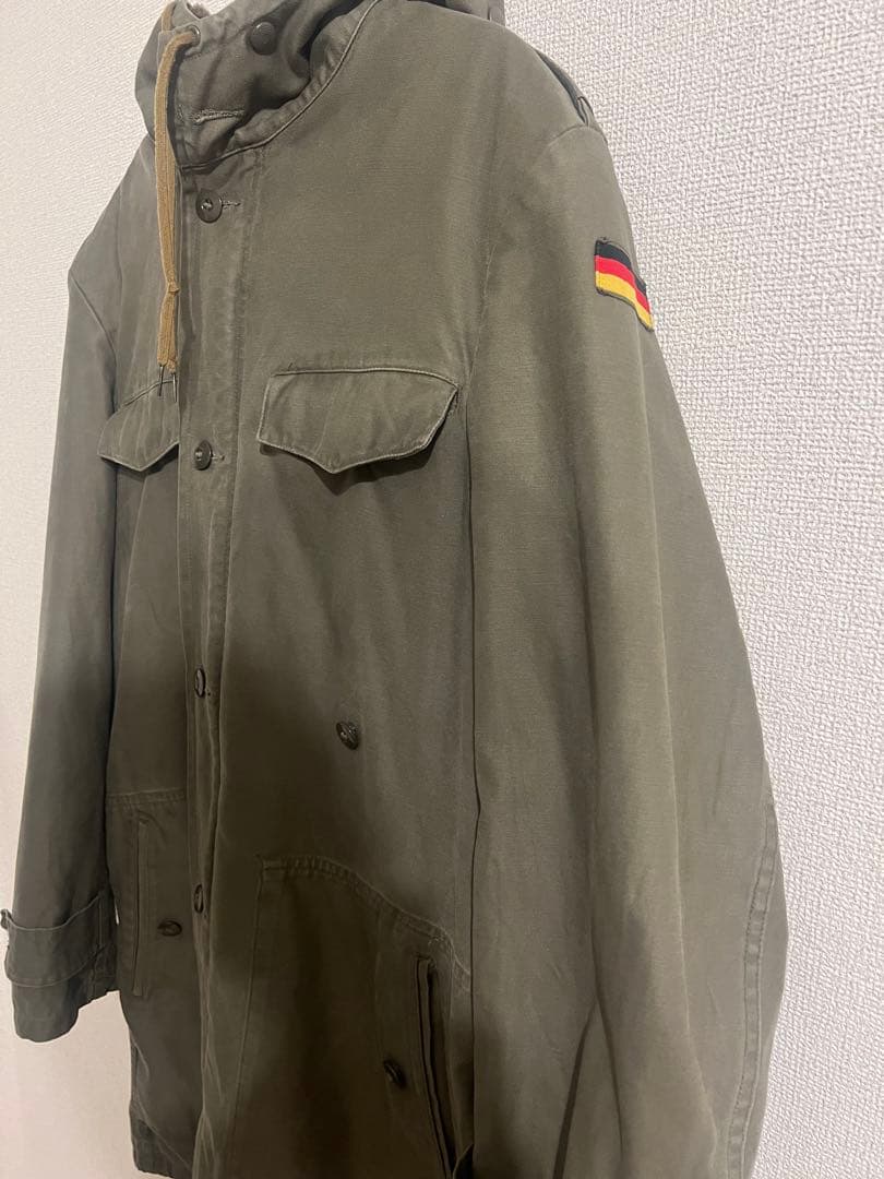 【古着】80’s ミリタリー ドイツ軍 フィールドコート モッズ ボアライナー付