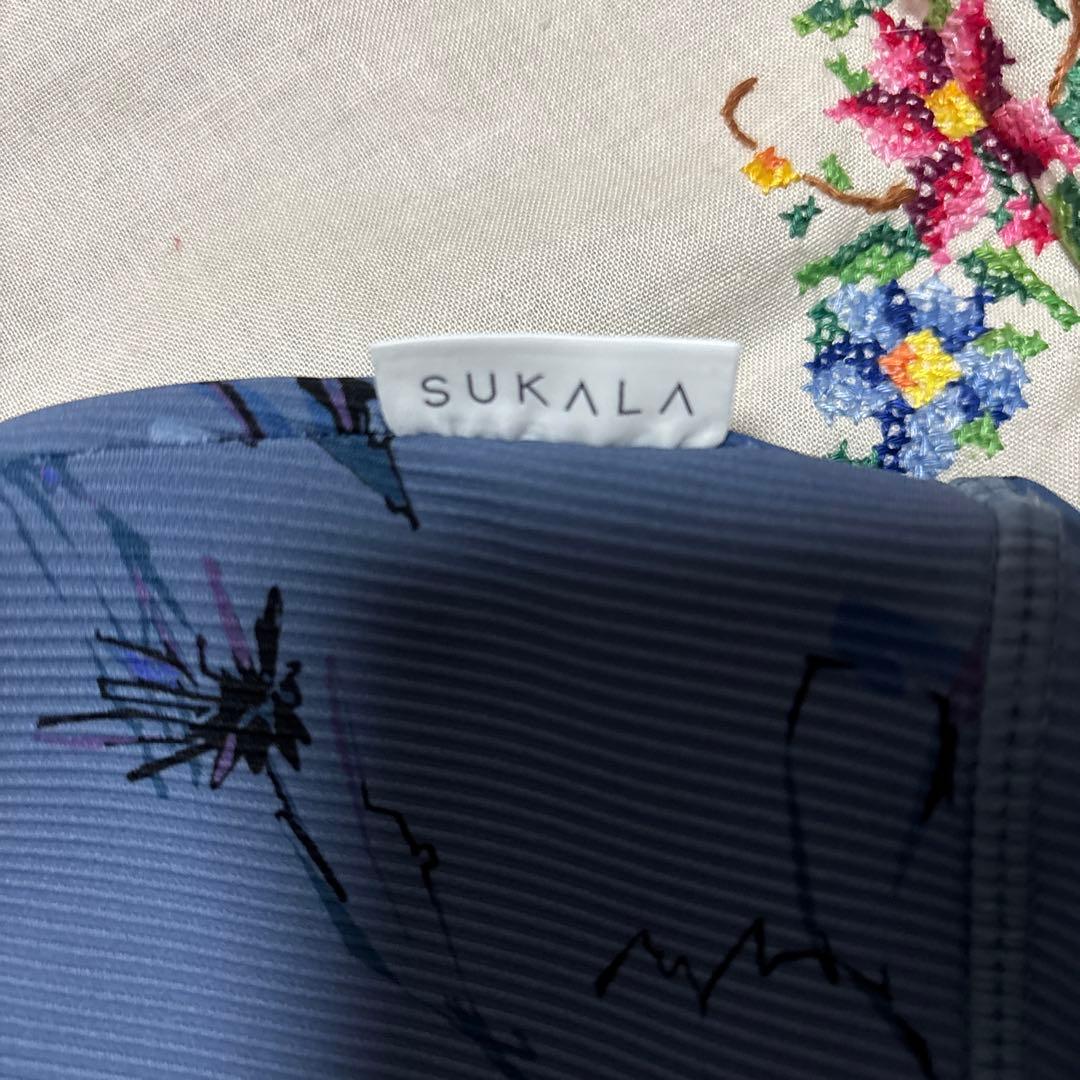 SUKALA スカーラ　リブBigフラワープリントレギンス
