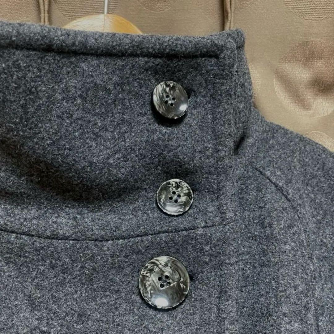 SLY WIDE STAND NECK LONG コート(GLAY)