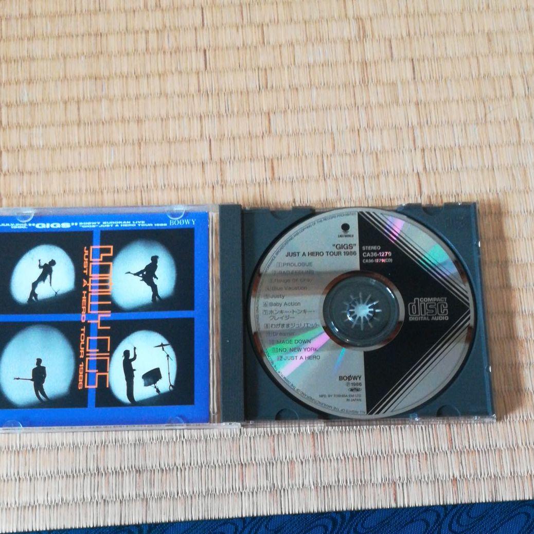 BOØWY GIGS Just a hero tour CD 初回限定盤