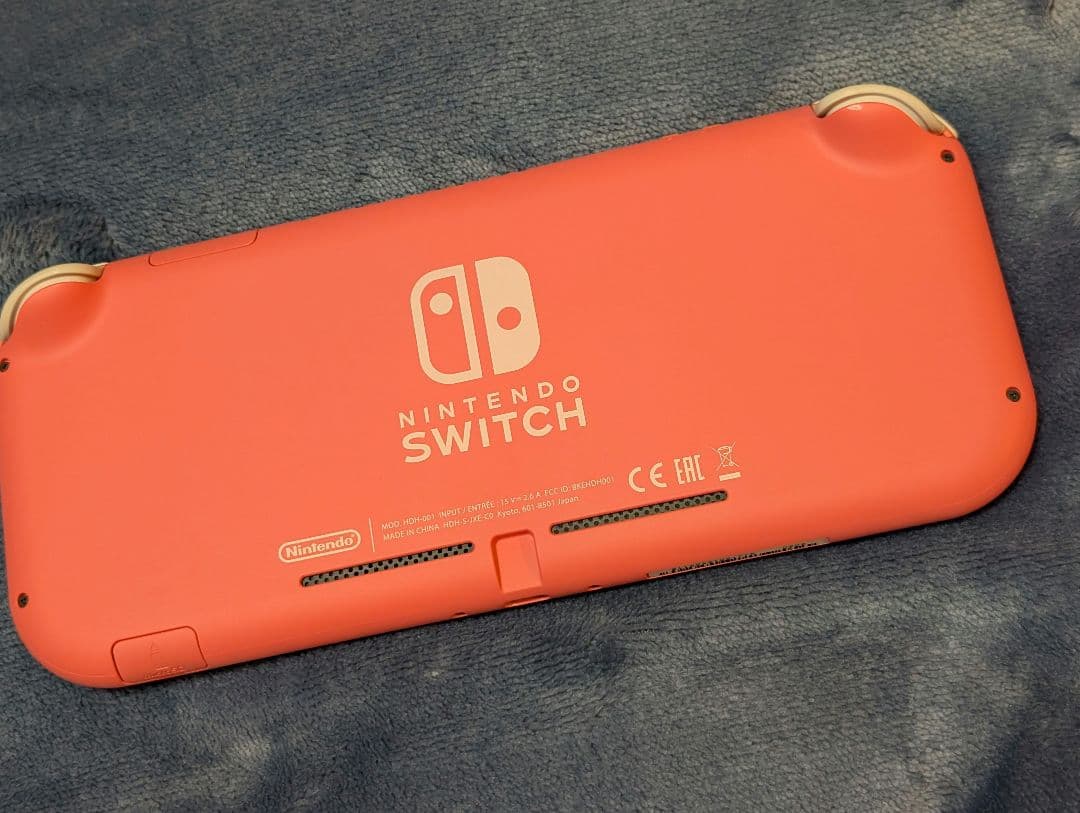 Nintendo Switch Lite ピンク・ターコイズカバー
