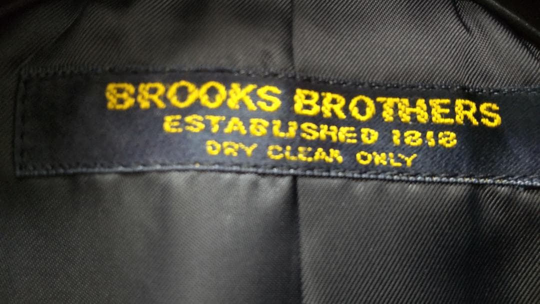 Brooks Brothers 濃紺 ウール100％スリーピーススーツ YA4体