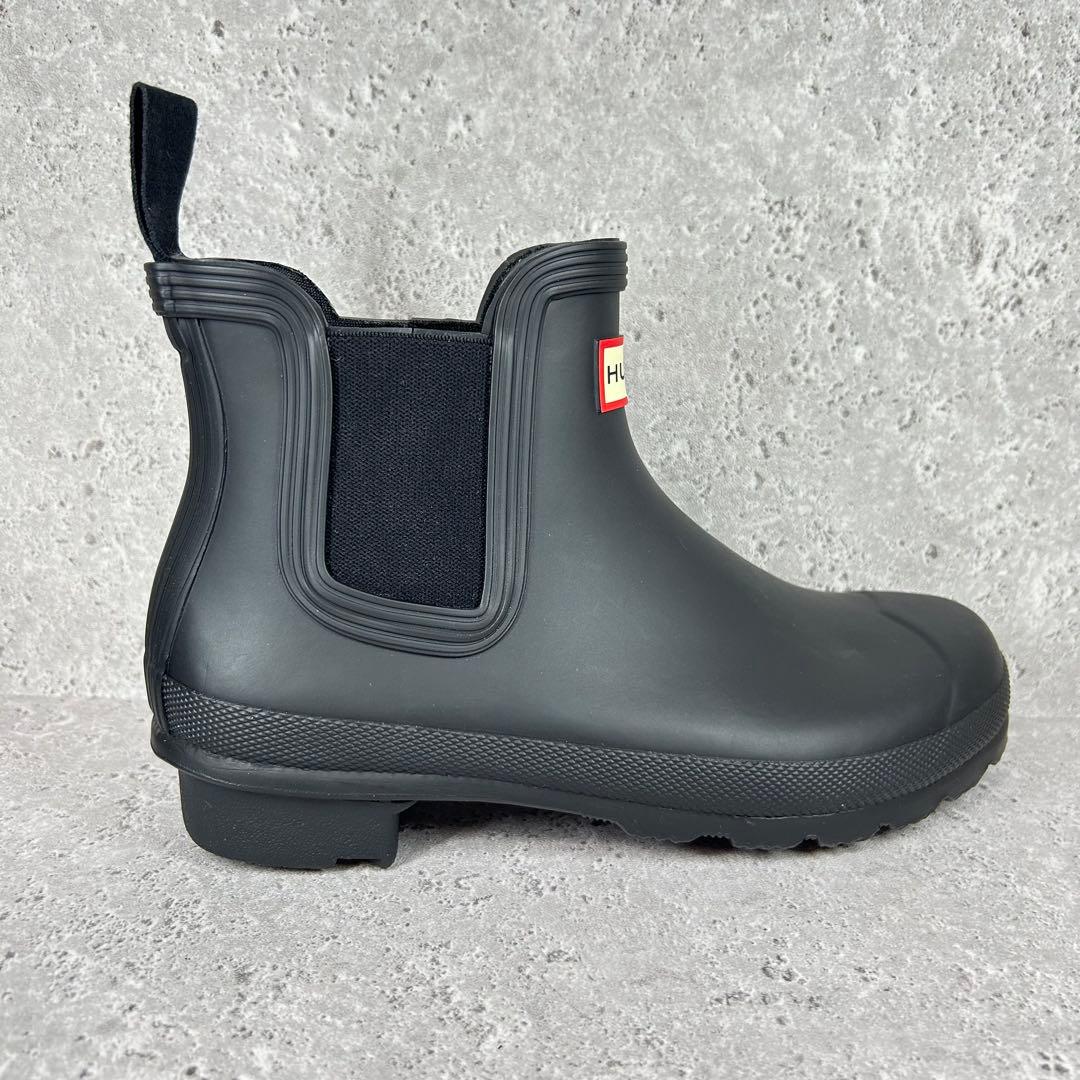 【極美品】HUNTER ハンター レインブーツ ショート丈 UK4 防水