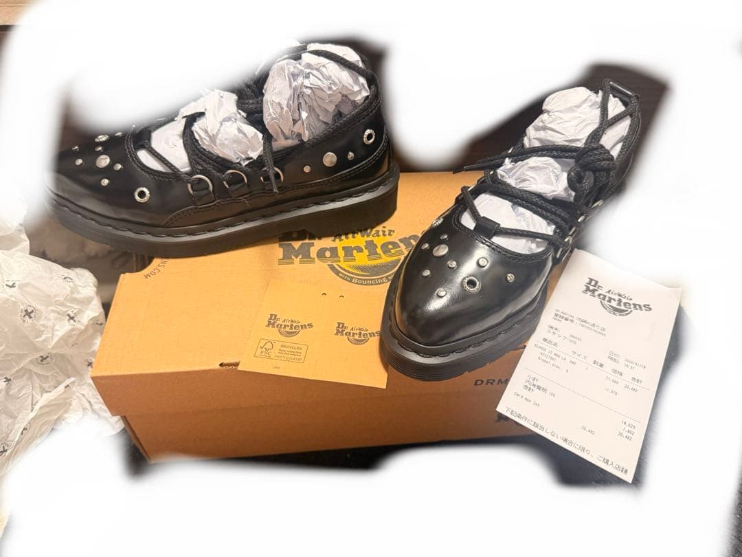 D r.Martens ELPHIE II ハードウェア レースアップ シューズ