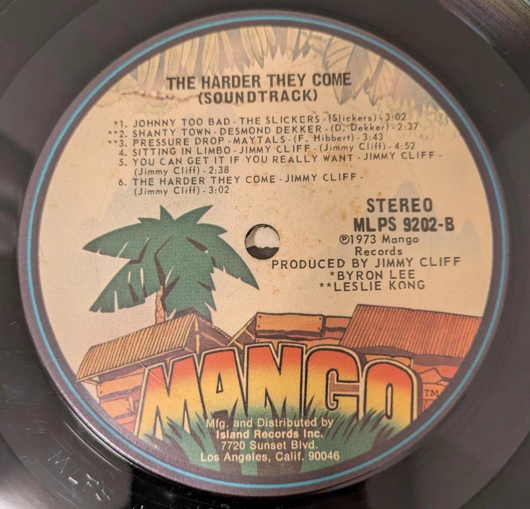 洋楽 Jimmy Cliff The Harder They Come