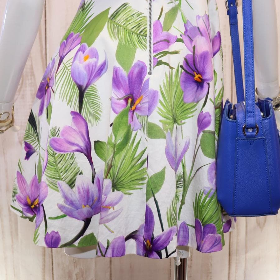 alice + olivia フレア花柄ワンピース 2 Mサイズ