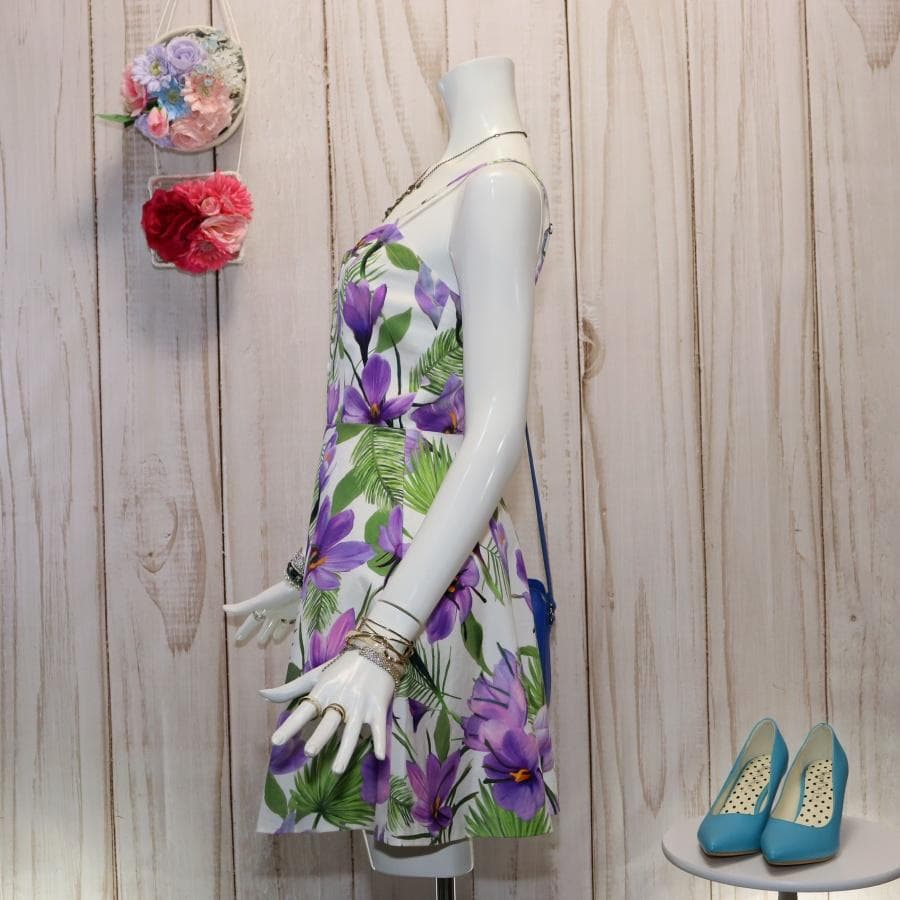 alice + olivia フレア花柄ワンピース 2 Mサイズ