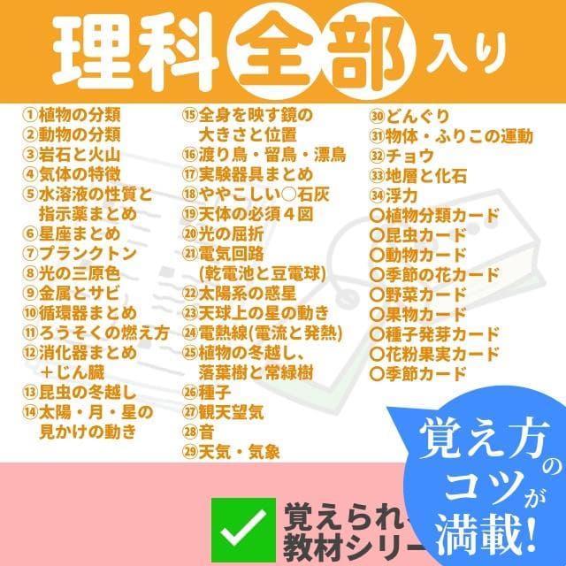 ✨63000円➡44000円✨【～3/1期間限定特価】理科全部入り