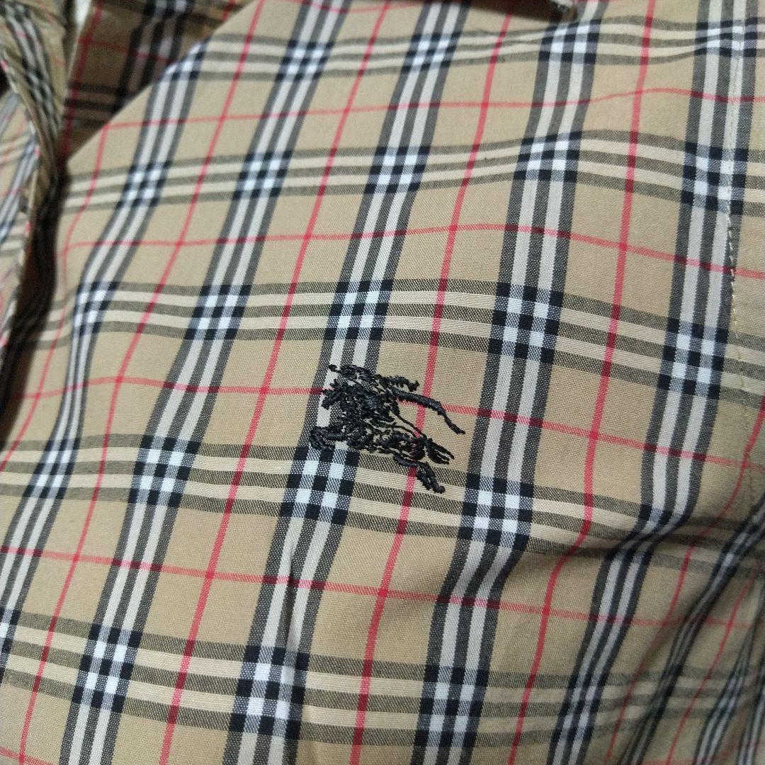 【美品】Burberry ノバチェック柄 ノースリーブポロシャツ y2k