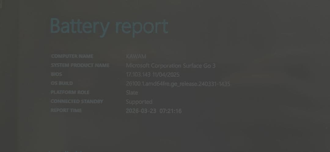 Microsoft Surface go3 本体　メタペン付き
