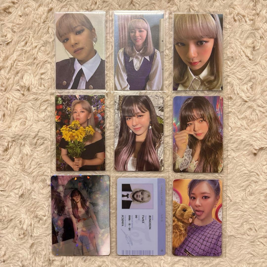 TWICE ジョンヨン トレカ セット 美品【35枚】