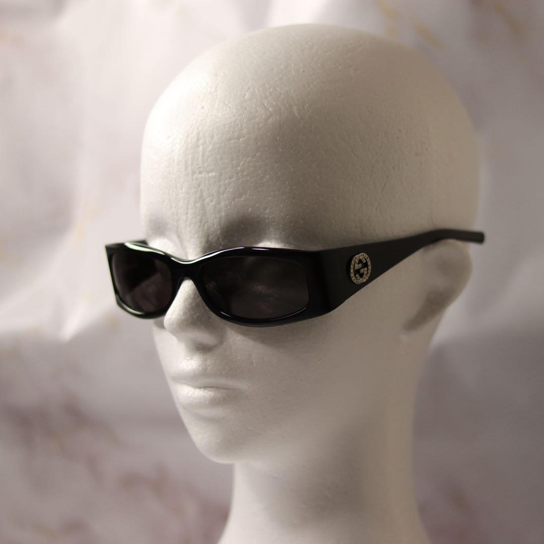 GUCCI スクエア y2k Gロゴ モード サングラス ケース付き レア