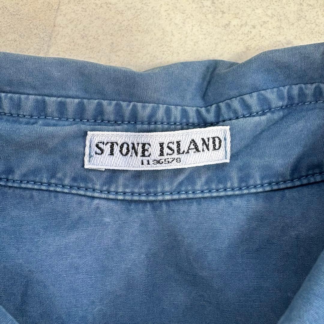 STONE  ストーンアイランド ジップ ブルゾン デニム ワッペン