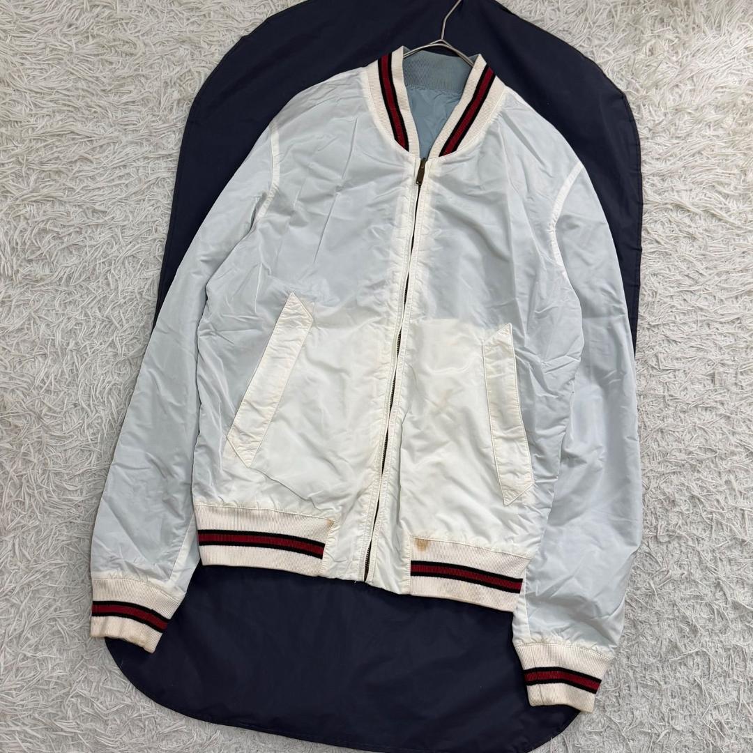 17454✨GUCCI トムフォード期 リバーシブル ナイロンジャケット 46