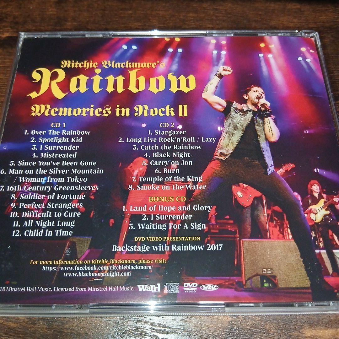 RAINBOW メモリーズ・イン・ロックII メタル　ヘヴィメタル　ハードロック