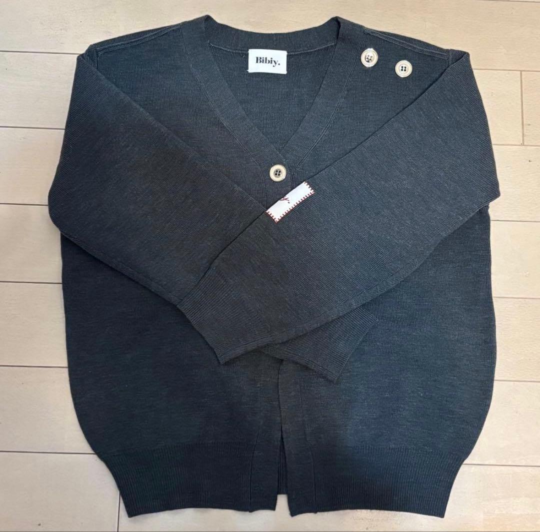 BIBIY. DINER CARDIGAN カーディガン グレー