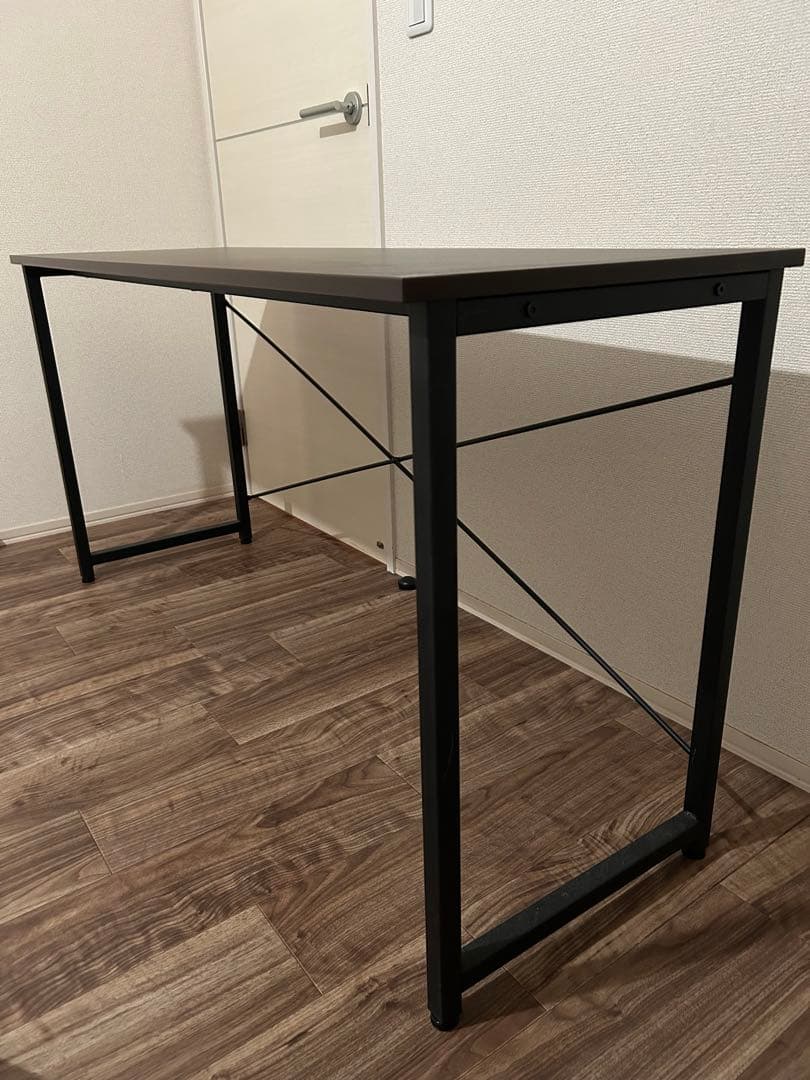 手放したいので値下げしました！ワークデスク140cm×45cmブラウン工具付き