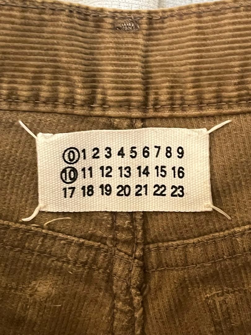 martin margiela artisanal ⓪⑩コーデュロイパンツ