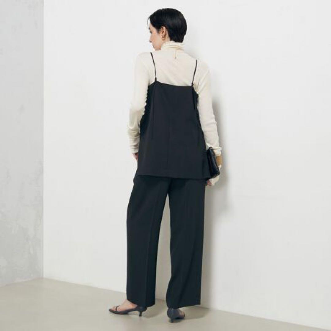 24AW ノーリーズ　ドレスアップロングキャミソール キャミソール　ブラック