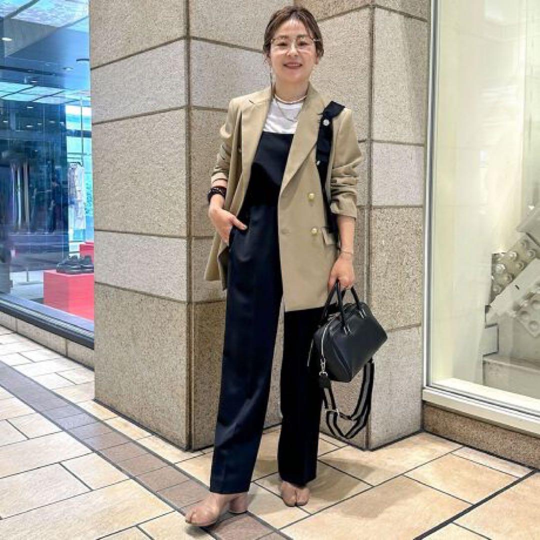 24AW ノーリーズ　ドレスアップロングキャミソール キャミソール　ブラック