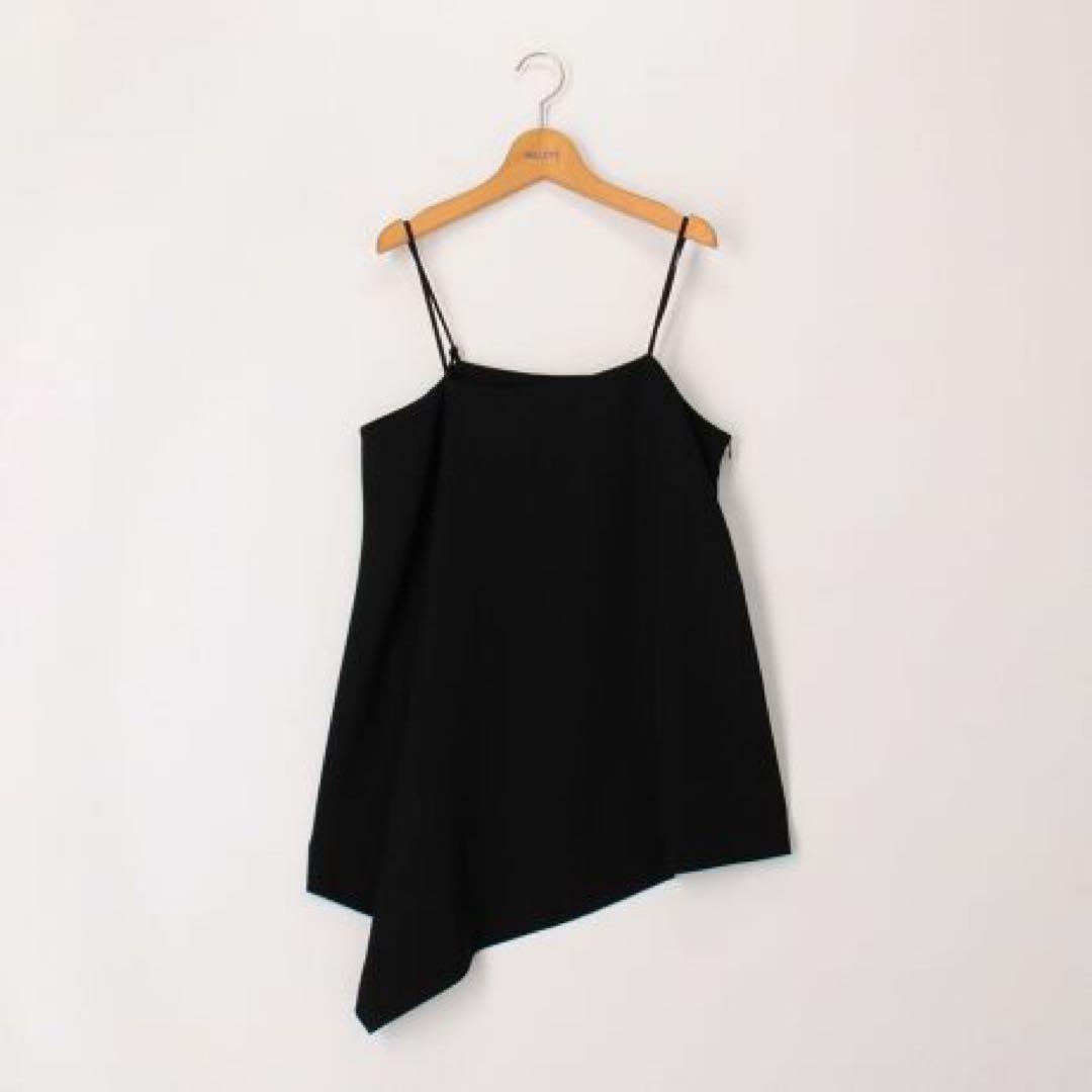24AW ノーリーズ　ドレスアップロングキャミソール キャミソール　ブラック