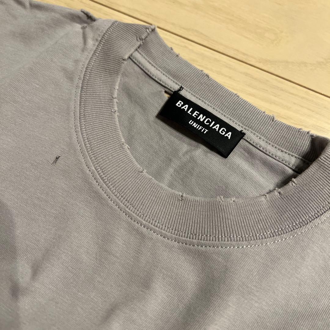 BALENCIAGA UNIFIT グレー Tシャツ
