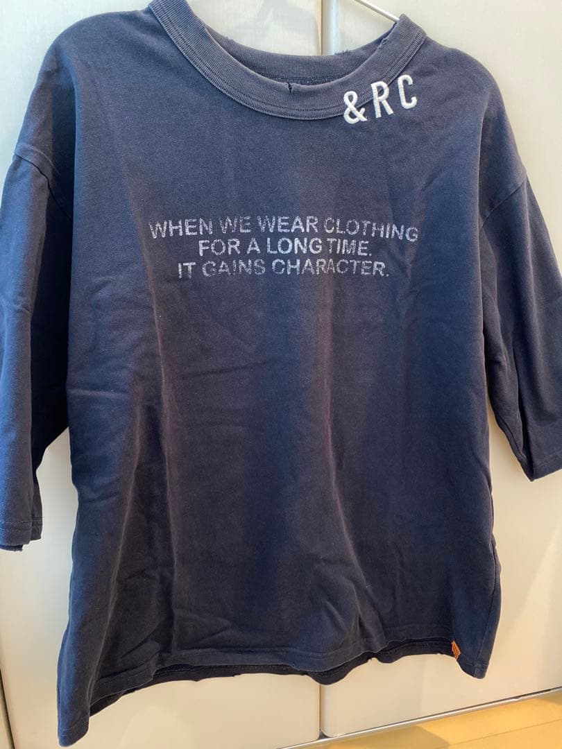 Curensology/UNIVERSALOVERALL別注Tシャツ／ネイビー