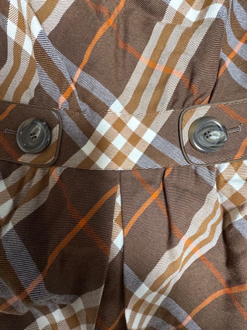 Burberry Blue Label 膝丈ワンピース ブラウン38 美品