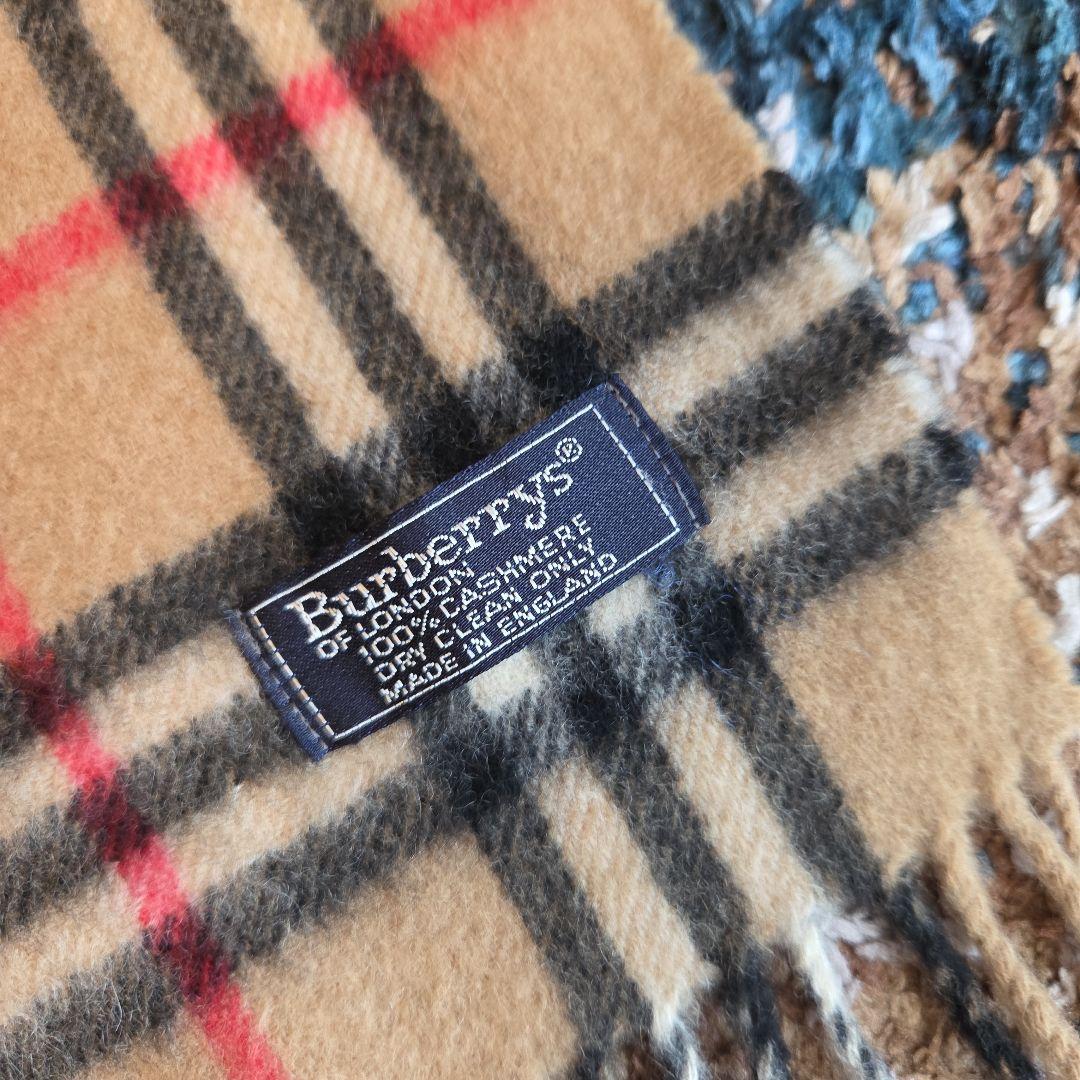 Burberry's ノバチェック カシミヤ100% マフラー