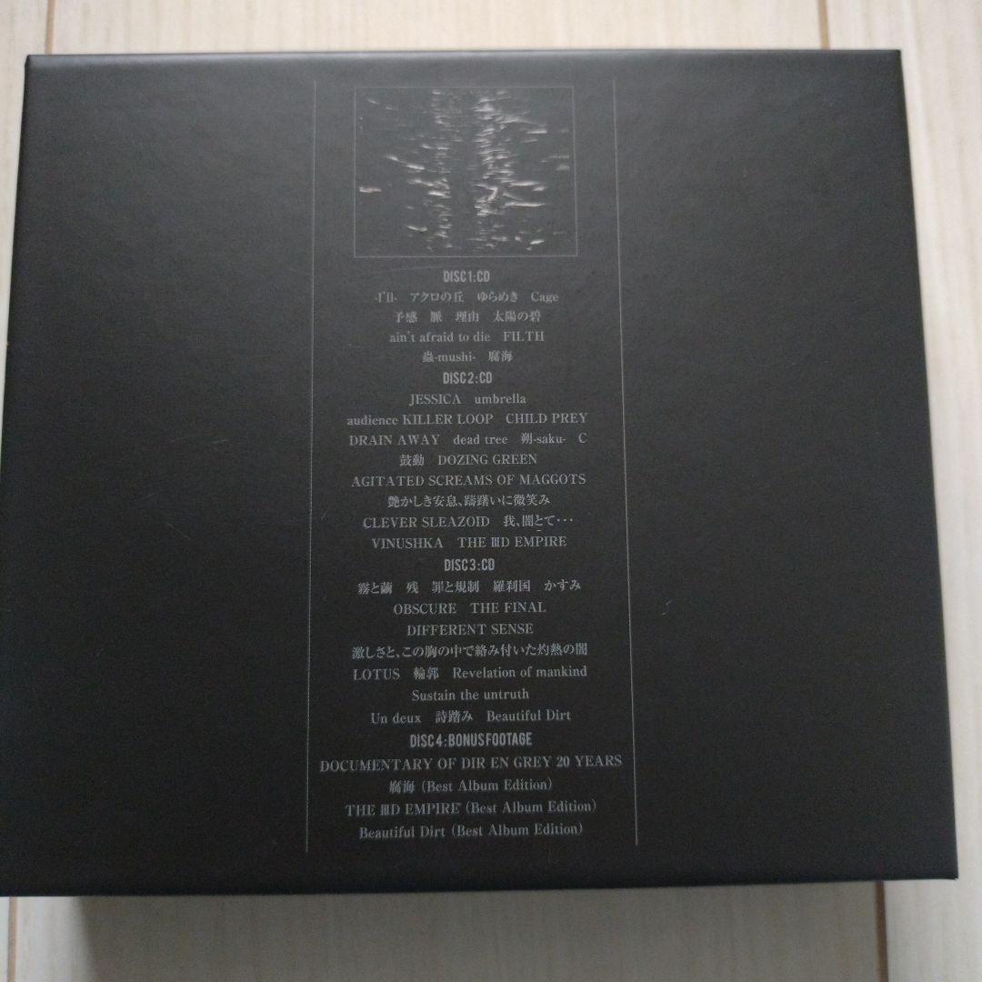 DIR EN GREY 初回限定盤 VESTIGE OF SCRATCHES