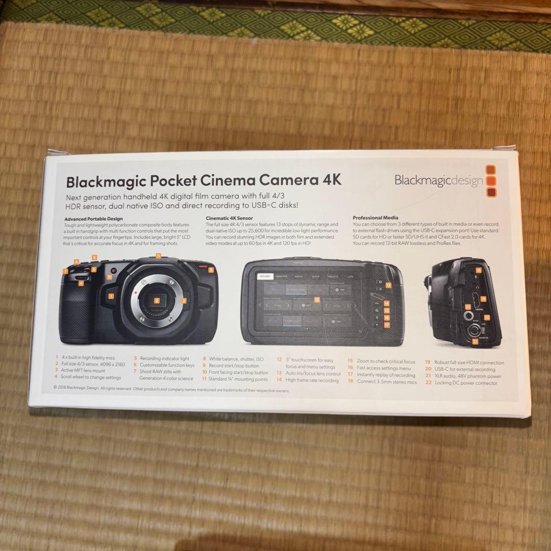 Blackmagic Pocket Cinema Camera 4K 本体