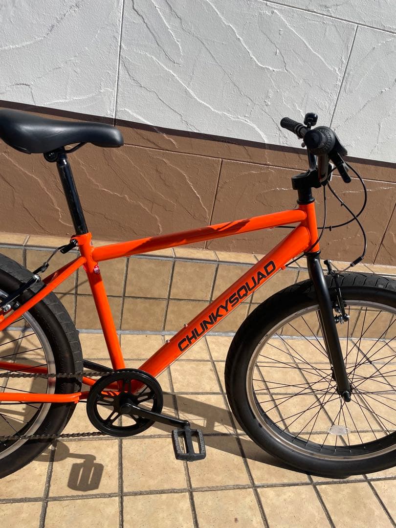 【室内保管】26インチマウンテンバイク 3インチ fatbike 8段